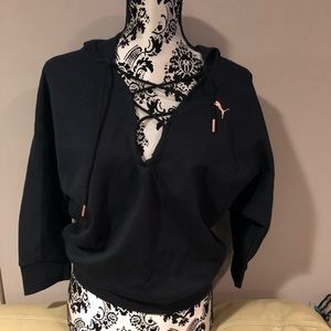 New PUMA dry cell sweat shirt  hoody with lace up